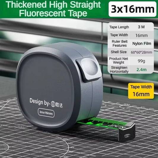Tape Measure Self-Locking Steel Tape 10M Portable Woodworking Measure Gauging Tool Retractable High Precision Meter Ruler