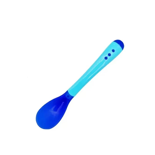 Stainless Steel Baby Cutlery Silicone Double Head Scraping Fruit Puree Spoon Complementary Food Spoon