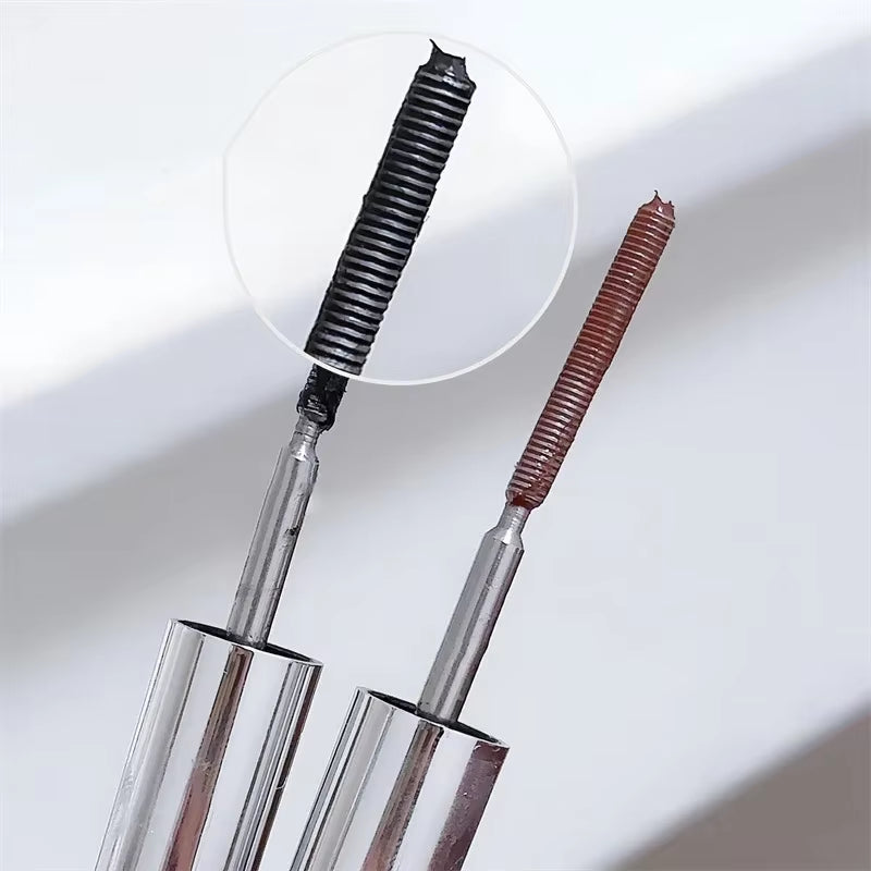 Metal Bar Type Head Mascara Waterproof Lasting Extra Volume Smudge-Proof Curling Lengthening Eyelash Extension Eye Makeup Tools