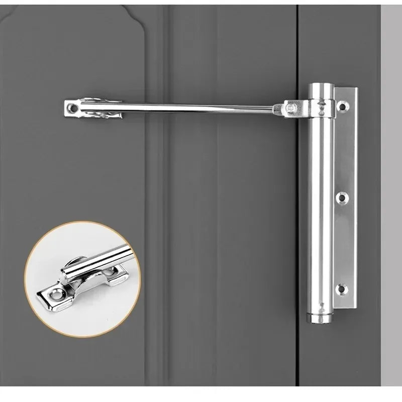 Adjustable Door Closer Aluminum  Spring Soft Close Fire-Proof Heavy Duty Hardware WF