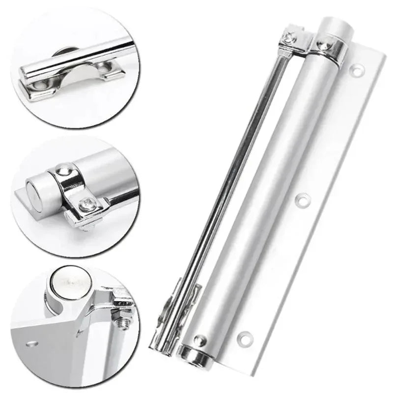 Adjustable Door Closer Aluminum  Spring Soft Close Fire-Proof Heavy Duty Hardware WF