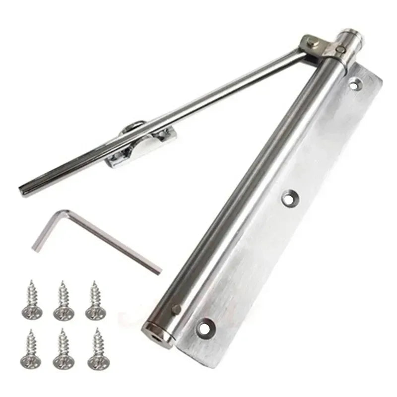 Adjustable Door Closer Aluminum  Spring Soft Close Fire-Proof Heavy Duty Hardware WF