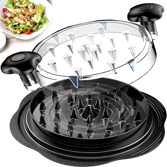 Chicken Shredder Large Chicken Breast Shredder Tool Twist Meat Breast Shredding Separation Mincing Grinder Machine with Lid